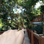 Pelican Bird Shaped Animal Wrap Around Ring in Brass | Sizes 4 to 9