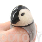 3D Baby Penguin Bird Shaped Enamel Animal Ring in US Size 6 to 8 | Limited Edition | DOTOLY