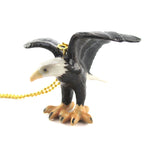 DOTOLY Handmade Porcelain American Bald Eagle Ceramic Necklace