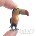 3D Porcelain Ramphastos Toco Toucan Ceramic Pendant Necklace | DOTOLY