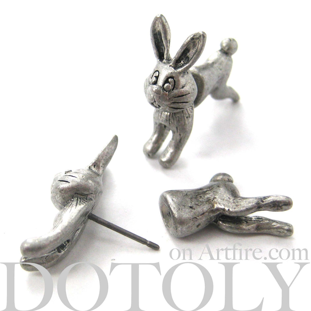 fake-gauge-earrings-bunny-rabbit-earrings-silver-animal-jewelry