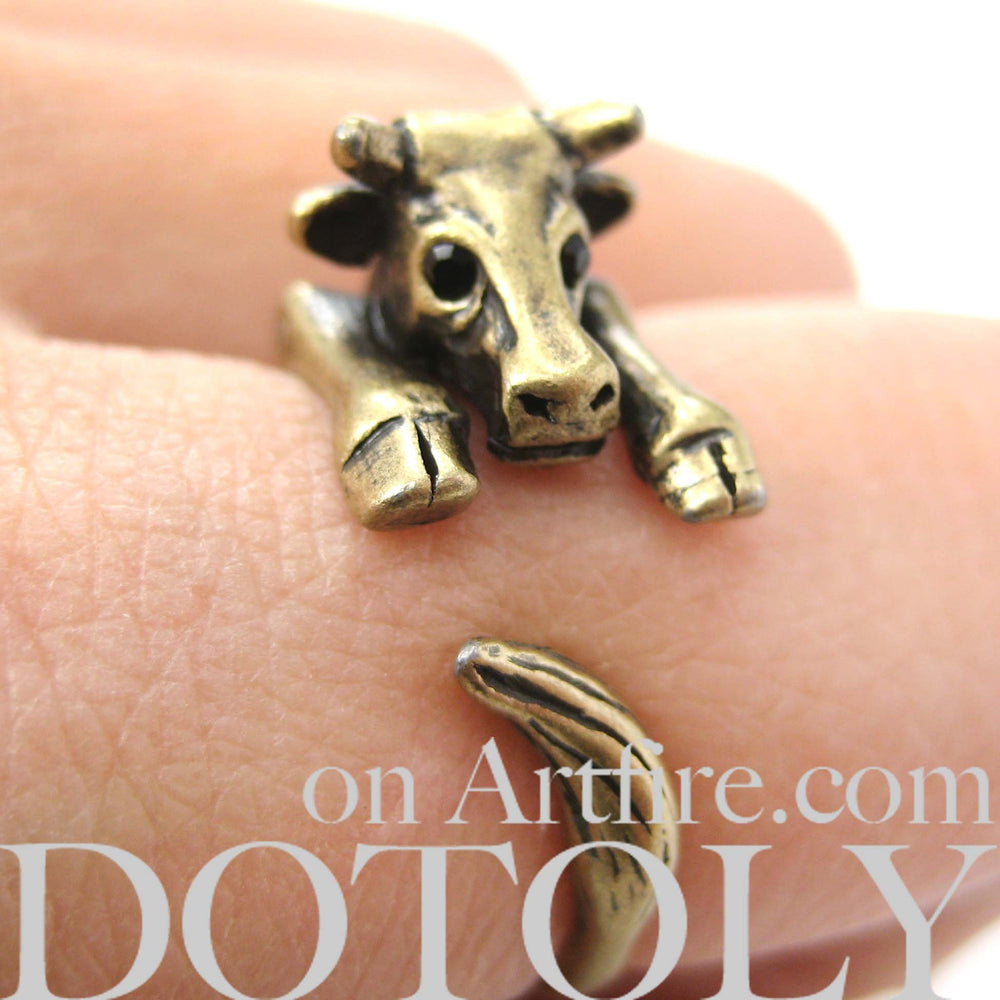 cow-bull-animal-wrap-ring-in-brass