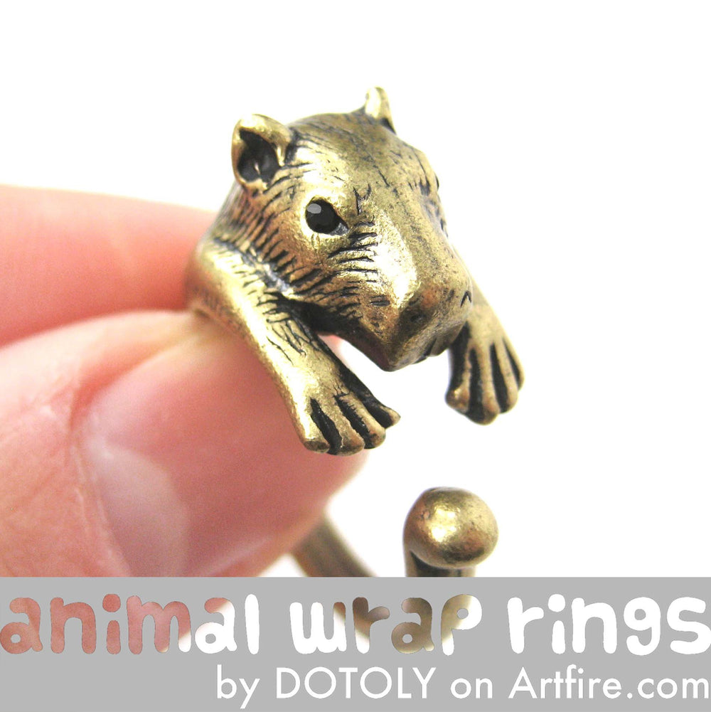 capybara-wombat-animal-ring-in-brass