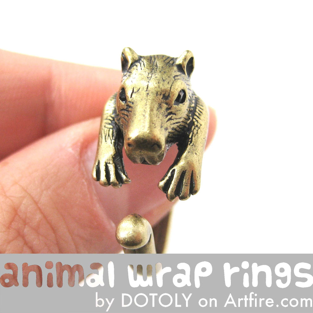 capybara-wombat-animal-ring-in-brass