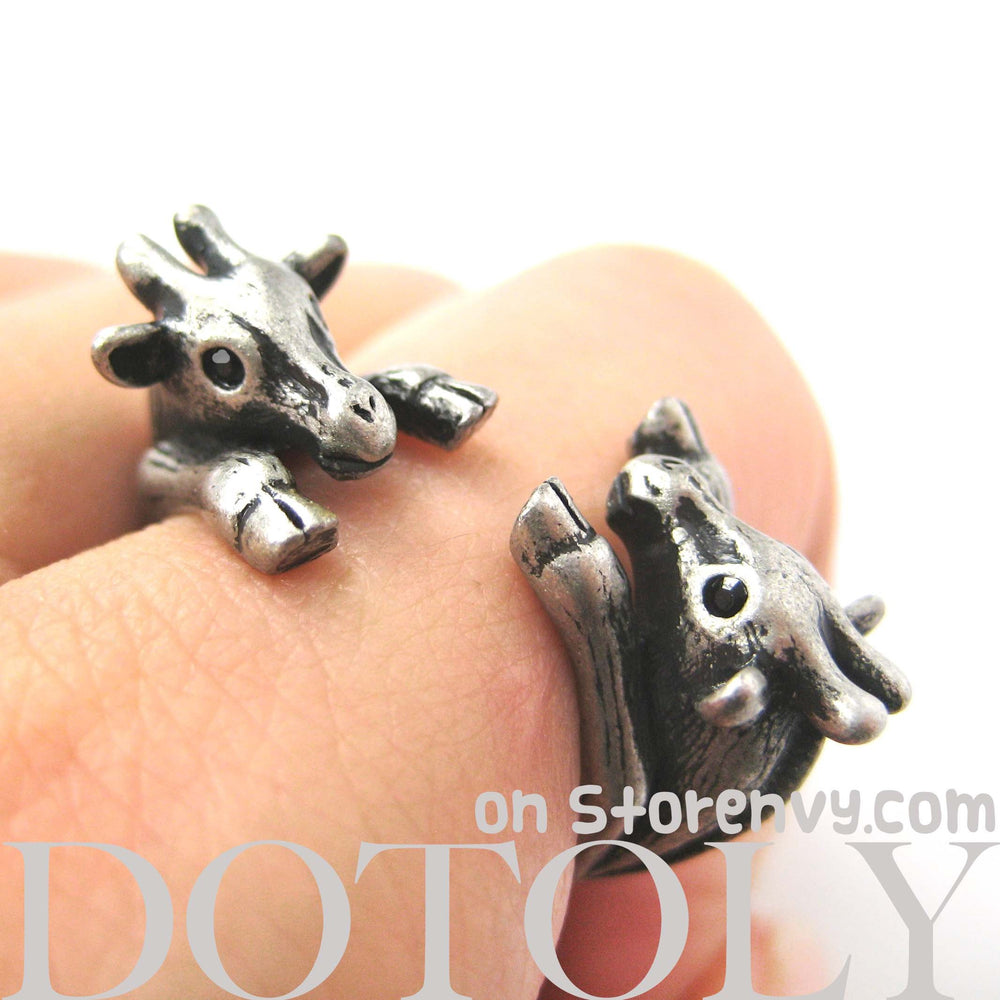 double-giraffe-animal-ring-silver