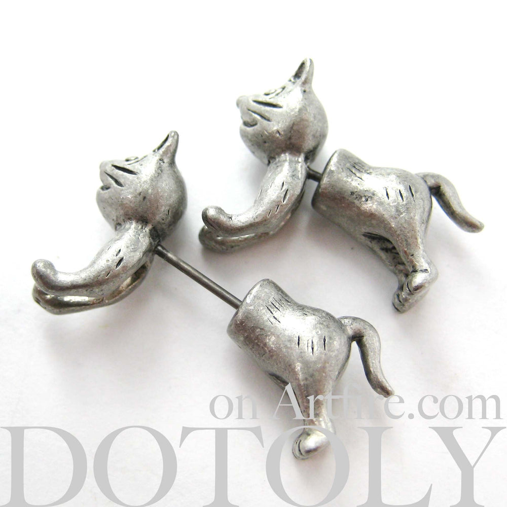 fake-gauge-earrings-kitty-animal-jewelry