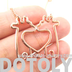 double-giraffe-outline-heart-shaped-animal-pendant-necklace-in-copper