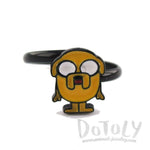 Adventure Time Jake The Dog Shaped Adjustable Ring | DOTOLY