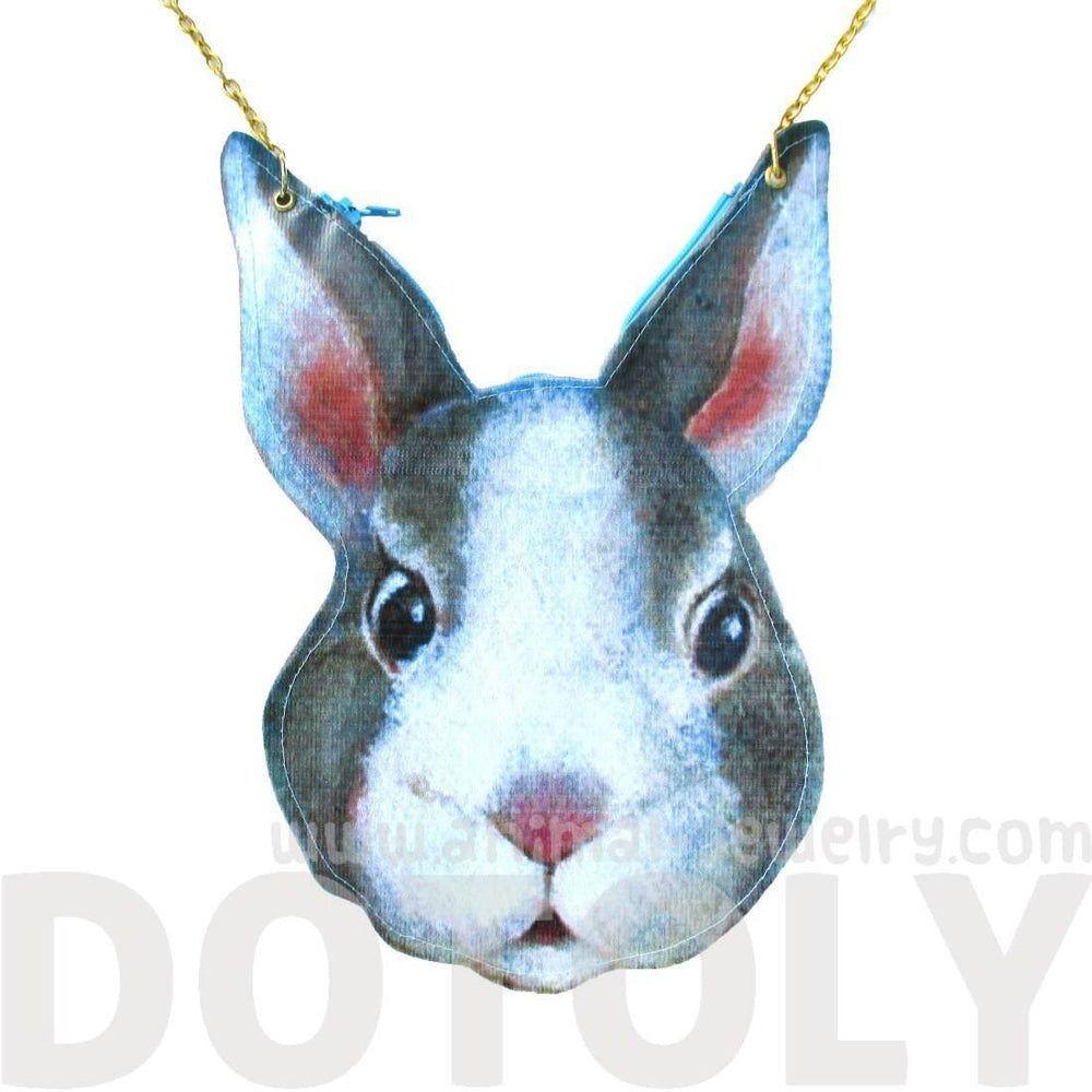 Bunny Rabbit Head Shaped Vinyl Animal Themed Cross Body Shoulder Bag | DOTOLY | DOTOLY