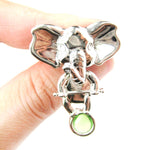 circus-elephant-animal-two-part-stud-earring-in-silver-animal-jewelry