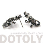 detailed-crocodile-alligator-lizard-shaped-stud-earrings-in-silver-with-rhinestones