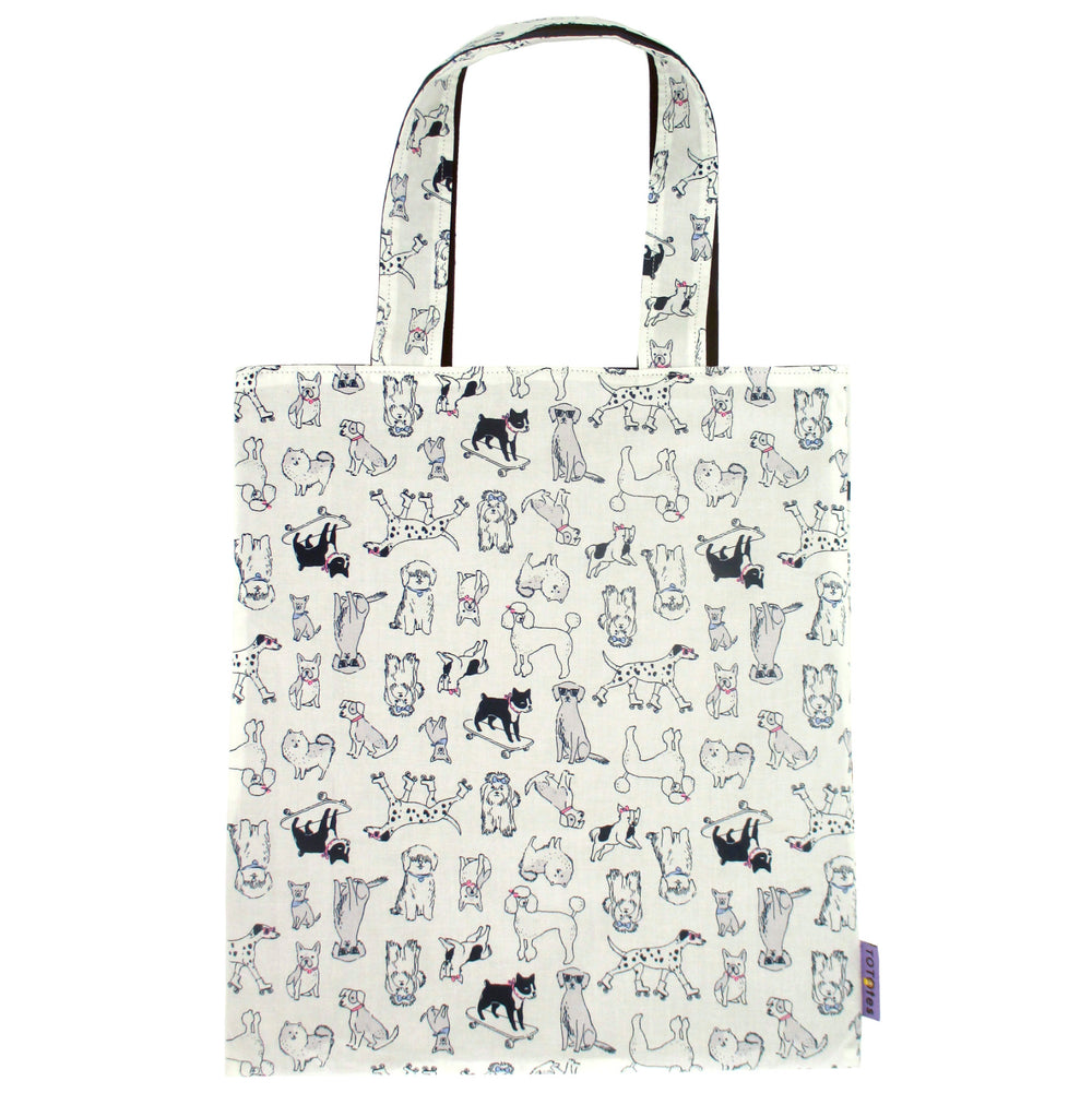 Super Cute Puppy Dog Animal Print Reversible Tote Bags for Women