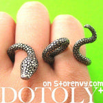 adjustable-realistic-snake-animal-two-finger-double-ring-in-silver