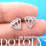 diamond-shaped-stud-earrings-in-silver