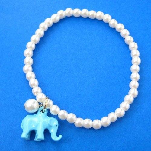 elephant-charm-animal-stretchy-bracelet-in-turquoise-with-pearls