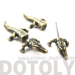 fake-gauge-earrings-alligator-crocodile-animal-shaped-stud-plug-earrings-in-brass