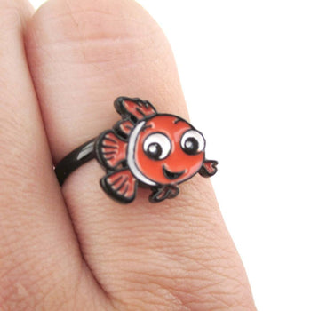 Finding Dory Nemo Clown Fish Shaped Adjustable Ring | DOTOLY | DOTOLY