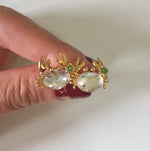 Crab Shaped Cancer Zodiac Ocean Inspired Stud Earrings in Rose Gold | DOTOLY