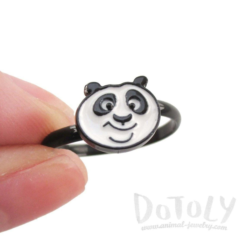 Kung Fu Panda Po Bear Shaped Adjustable Ring | DOTOLY | DOTOLY