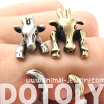 Large Giraffe Animal Wrap Around Ring in Brass - Sizes 4 to 9 Available | DOTOLY