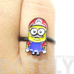 Mario The Minion Despicable Me Nintendo Inspired Adjustable Ring | DOTOLY | DOTOLY