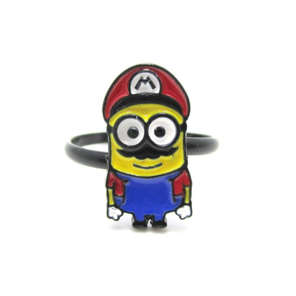 Mario The Minion Despicable Me Nintendo Inspired Adjustable Ring | DOTOLY | DOTOLY