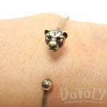 Minimal Tiger Bangle Bracelet Cuff in Brass | Animal Jewelry | DOTOLY