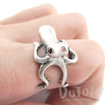 Octopus Wrapped Around Your Finger Shaped Ring in Silver | US Sizes 4 to 8 | DOTOLY