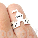 Princess Castle Shaped Ring in Silver | DOTOLY | DOTOLY