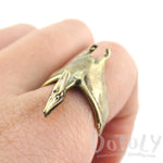 Pterodactyl Dinosaur Shaped Animal Ring in Brass | US Size 5 to 9 | DOTOLY