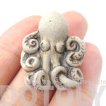 Realistic Octopus Shaped Porcelain Ceramic Animal Pendant Necklace | Handmade | DOTOLY