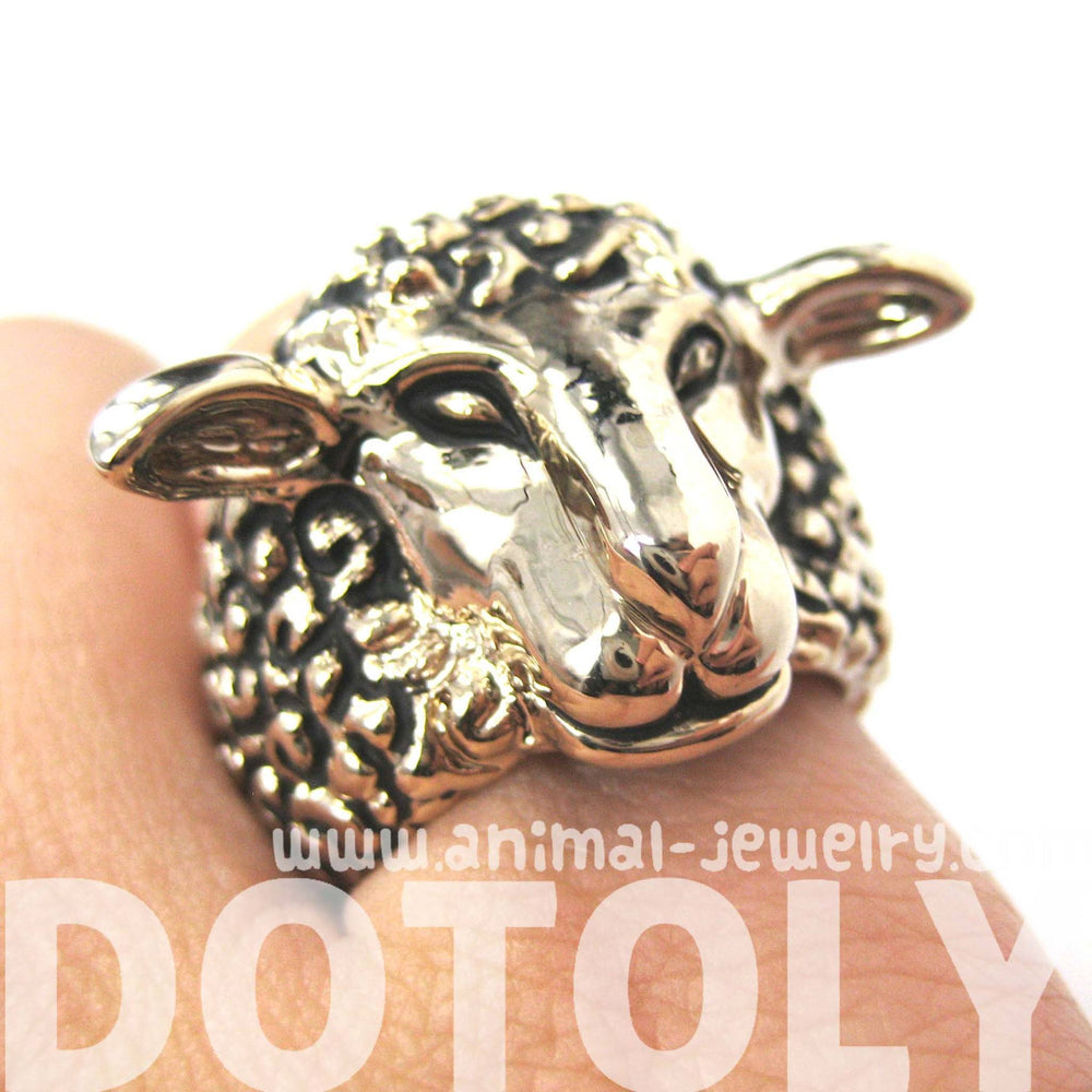 realistic-sheep-lamb-animal-adjustable-ring-in-gold-animal-jewelry