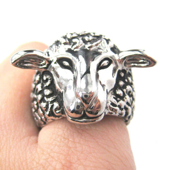 realistic-sheep-lamb-animal-adjustable-ring-in-silver-animal-jewelry