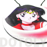 Sailor Mars Rei Hino Senshi Guardian Print Vinyl Cross Body Bag | DOTOLY | DOTOLY