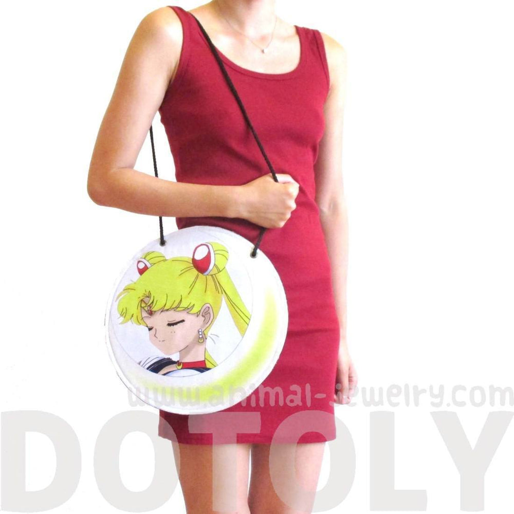 Sailor Moon Princess Serenity Usagi Guardian Print Vinyl Cross Body Bag | DOTOLY | DOTOLY