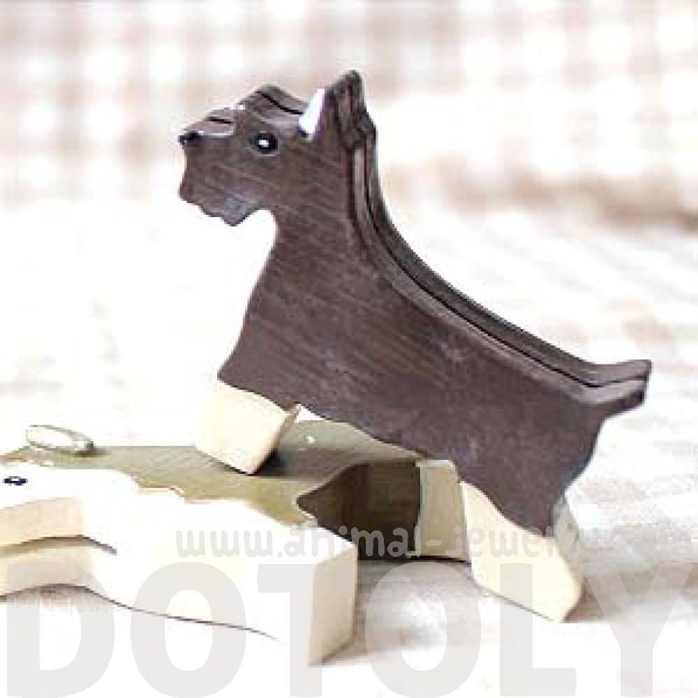 Schnauzer Shaped Animal Photo Business Card Stand Memo Holder | Gifts for Dog Lovers | DOTOLY