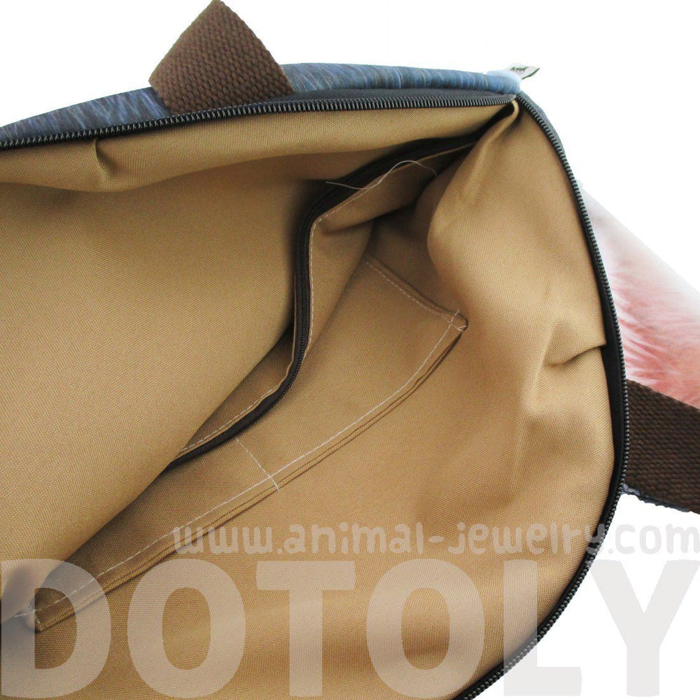 Siberian Husky Puppy Face Shaped Large Shopper Tote Shoulder Bag | Gifts for Dog Lovers | DOTOLY