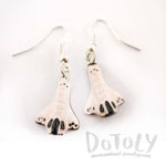 Spaceship Rocket Shaped Ceramic Space Themed Dangle Earrings | Handmade | DOTOLY