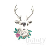 Stag Head Trophy Shaped Animal Ring in Silver | DOTOLY | DOTOLY
