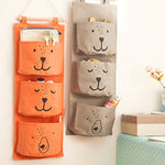 Teddy Bear Wall Hanging Storage Bag Pocket Organizer Rack | DOTOLY | DOTOLY