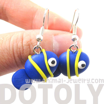 Tropical Fish Shaped Animal Themed Polymer Clay Dangle Earrings | DOTOLY | DOTOLY