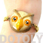 Unique Owl Bird Shaped Animal Enamel Pendant Bracelet | Limited Edition | DOTOLY