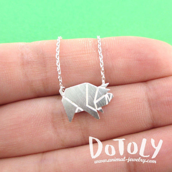 Animal origami hotsell necklace