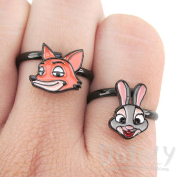 Zootopia Judy Hopps Bunny Rabbit Shaped Adjustable Ring | DOTOLY | DOTOLY