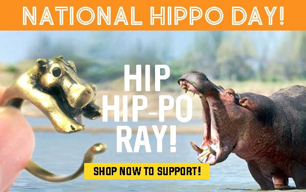 It's National Hippo Day! Shop today for 15% off!