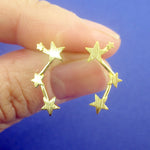 Dainty Little Constellation Star Signs Stud Earrings in Silver or Gold