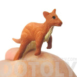 3D Kangaroo Figurine Shaped Animal Wrap Ring for Kids | US Size 4 to 6 | DOTOLY