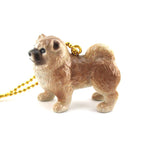 DOTOLY Handmade Porcelain Chow Chow Necklace Ceramic