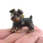 3D Porcelain Yorkie Yorkshire Terrier Shaped Pet Themed Necklace