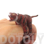 3D Tiger Figurine Shaped Animal Wrap Ring for Kids | US Size 2 to size 4 | DOTOLY